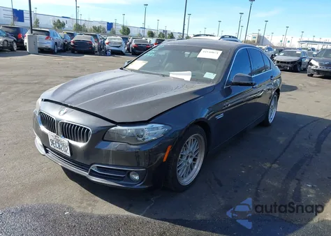 2015 BMW 535I из США, поврежденный, VIN WBA5B1C53FD919650